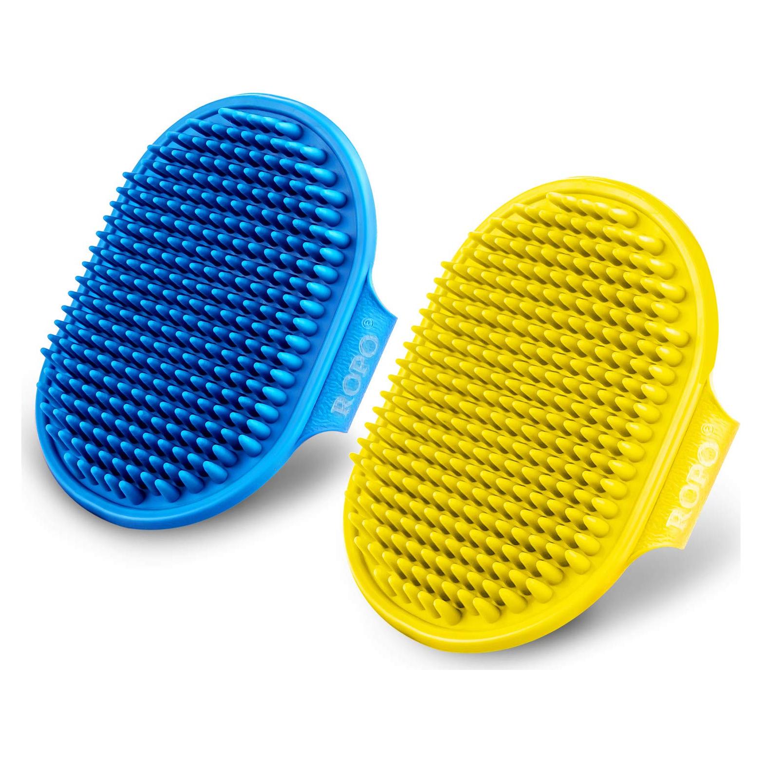 Cepillo de Aseo para Perros ROPO con Mango Ajustable 2pcs