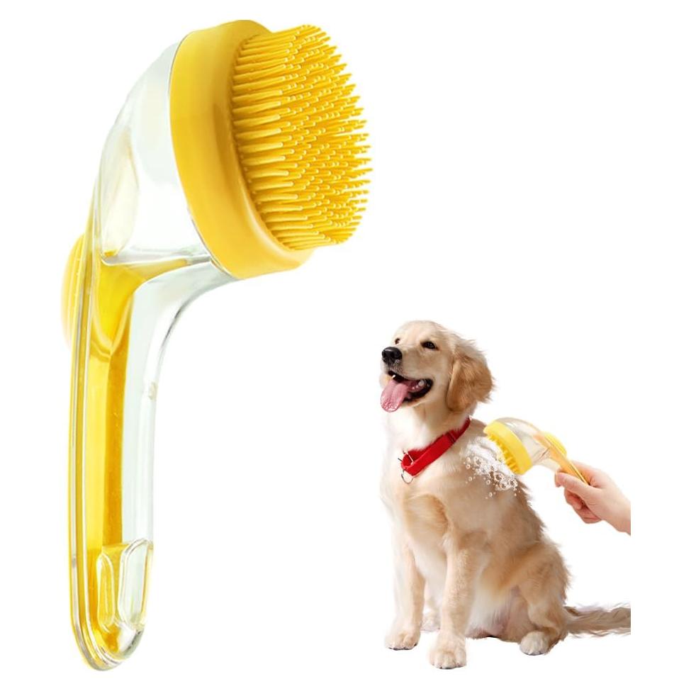 Cepillo de Baño para Perros Yupengcheng Amarillo 20cm