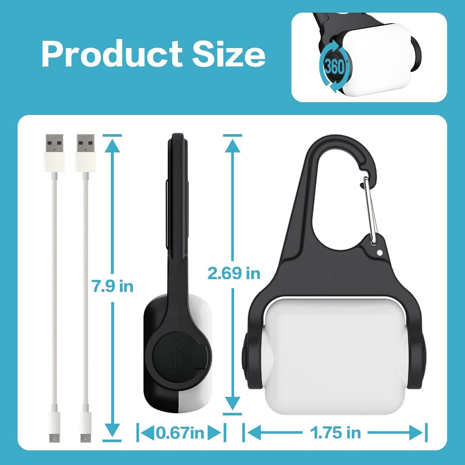 Luces LED para Perros BLBS - Collar Recargable IP65 2 Pzas