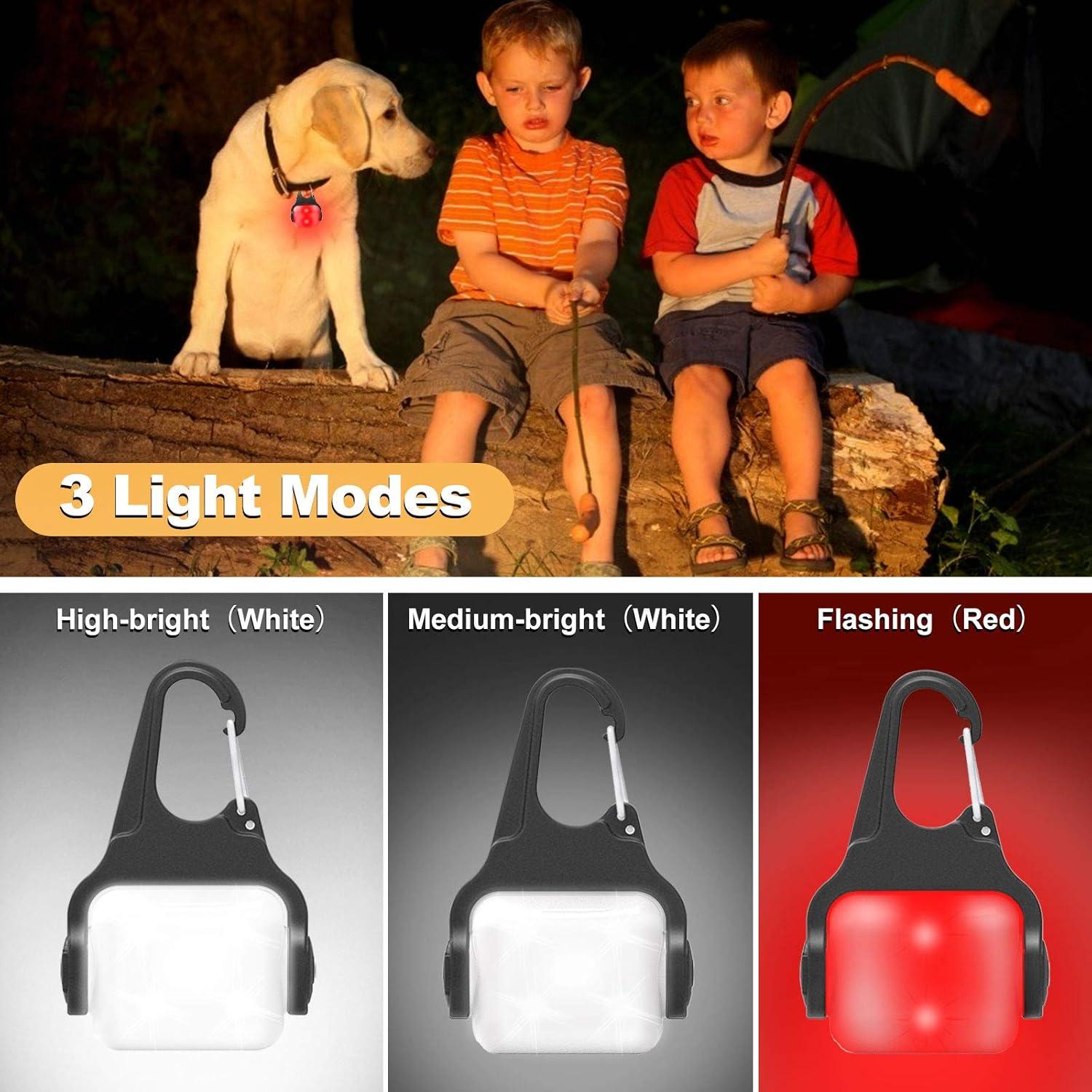 Luces LED para Perros Outopest, Collar Recargable IP65, 2 Pzs
