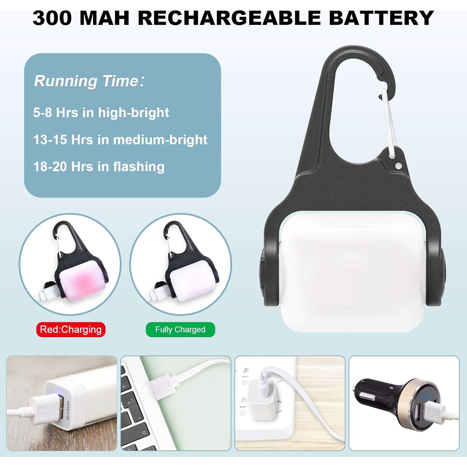 Luces LED para Perros Outopest, Collar Recargable IP65, 2 Pzs