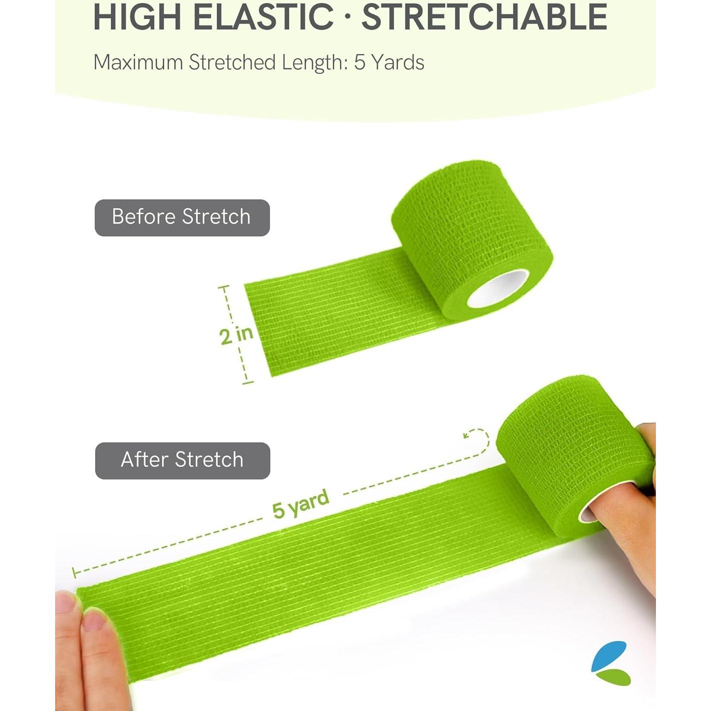 Vendaje Autoadhesivo FriCARE 2" x 5,08m Kit 6 Rollos Arcoíris