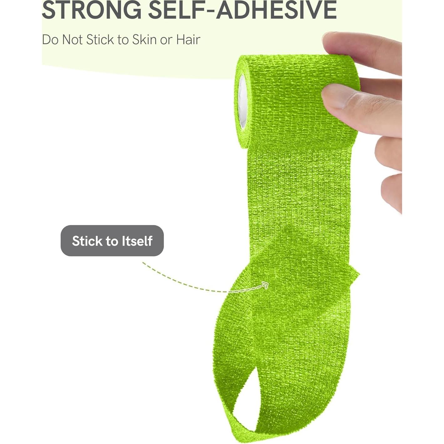 Vendaje Autoadhesivo FriCARE 2" x 5,08m Kit 6 Rollos Arcoíris