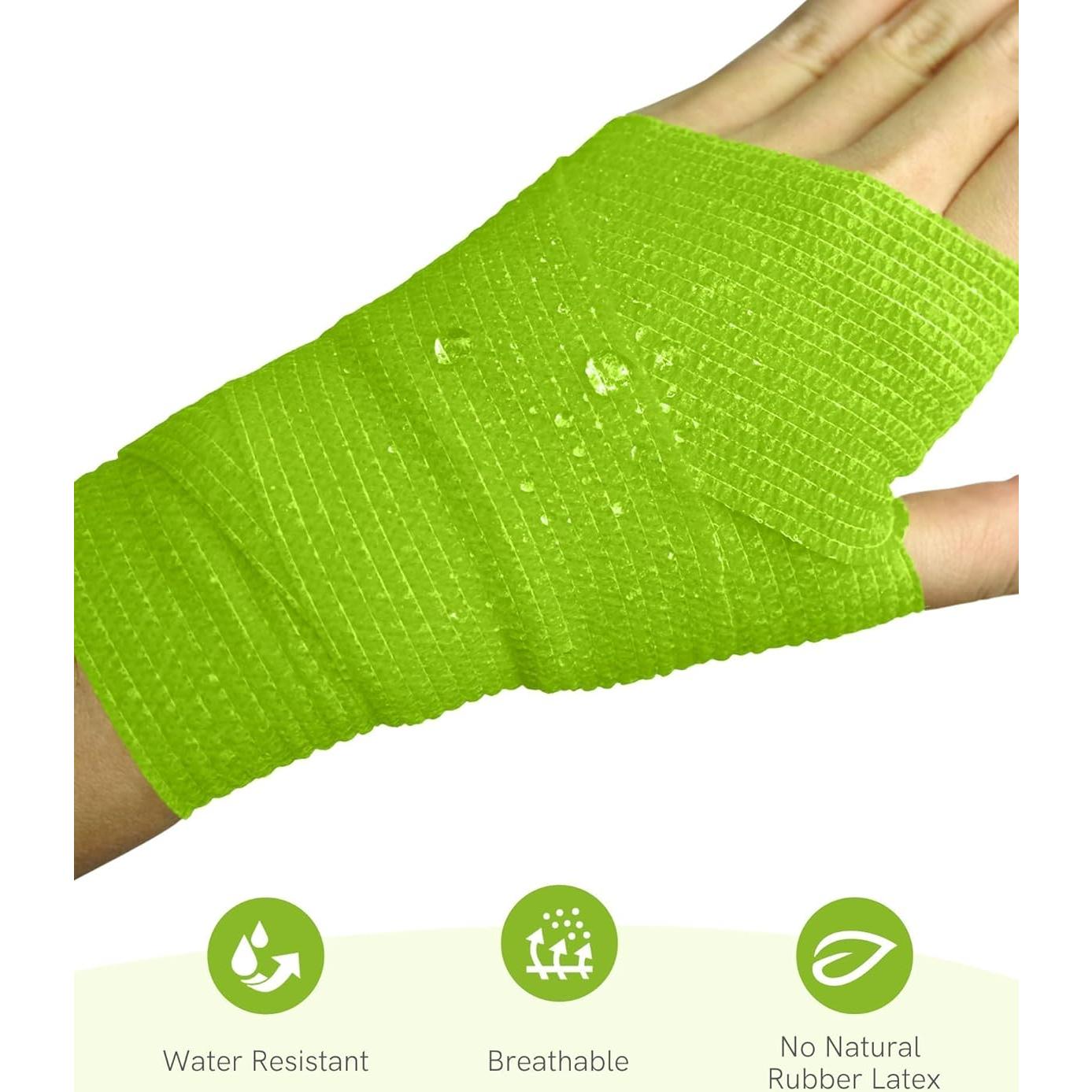 Vendaje Autoadhesivo FriCARE 2" x 5,08m Kit 6 Rollos Arcoíris