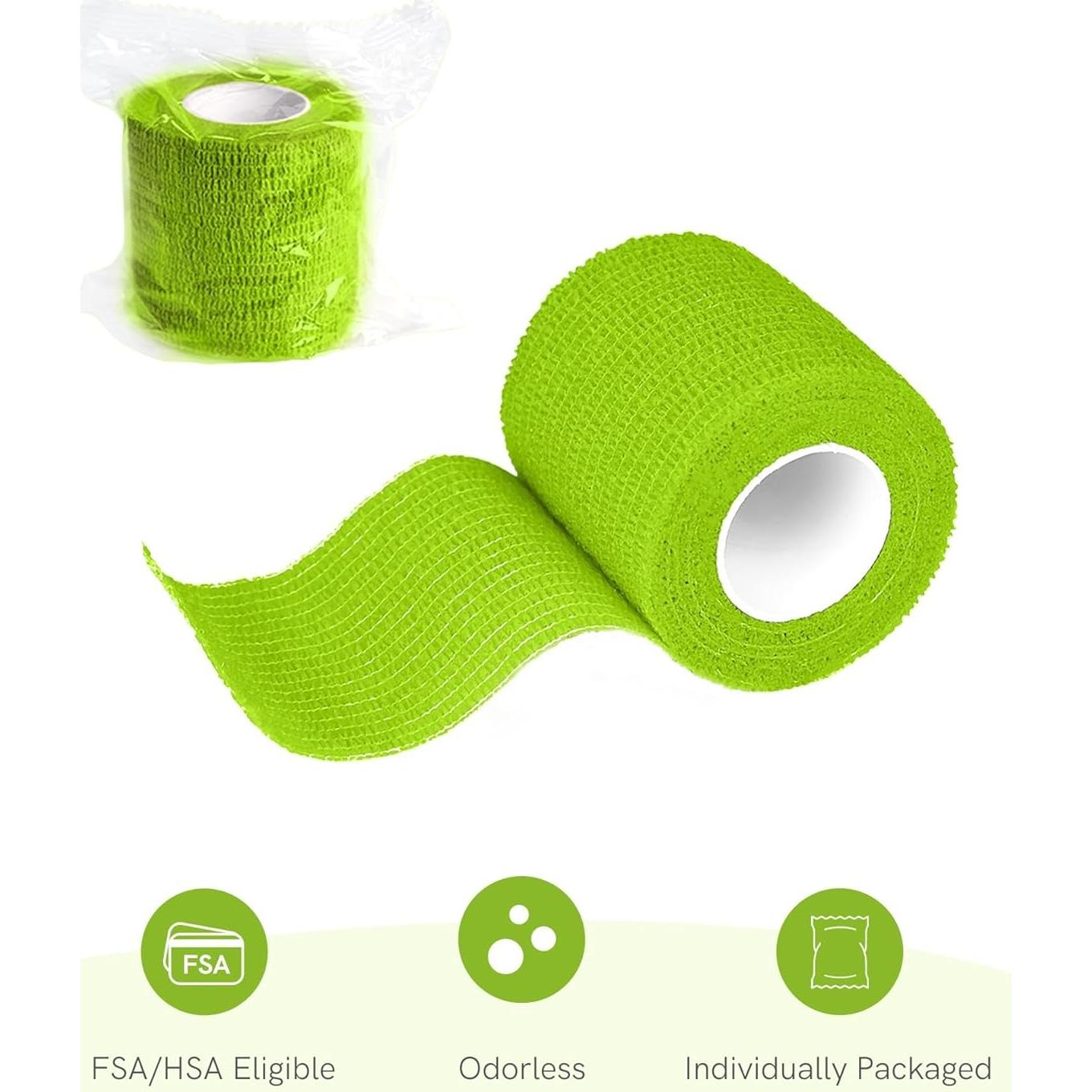 Vendaje Autoadhesivo FriCARE 2" x 5,08m Kit 6 Rollos Arcoíris