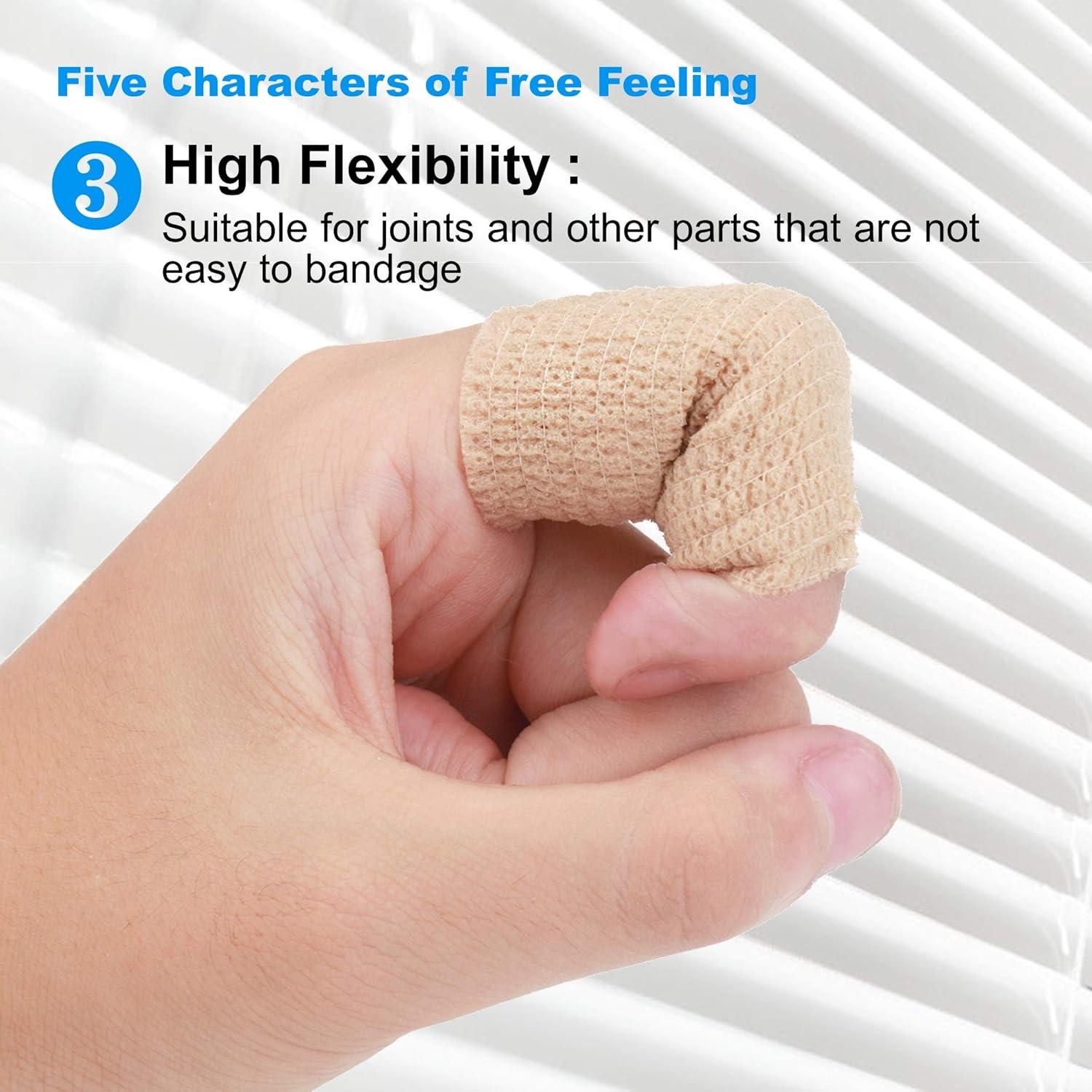 Venda Cohesiva Autoadhesiva YAXEON 5,08 cm x 4,57 m