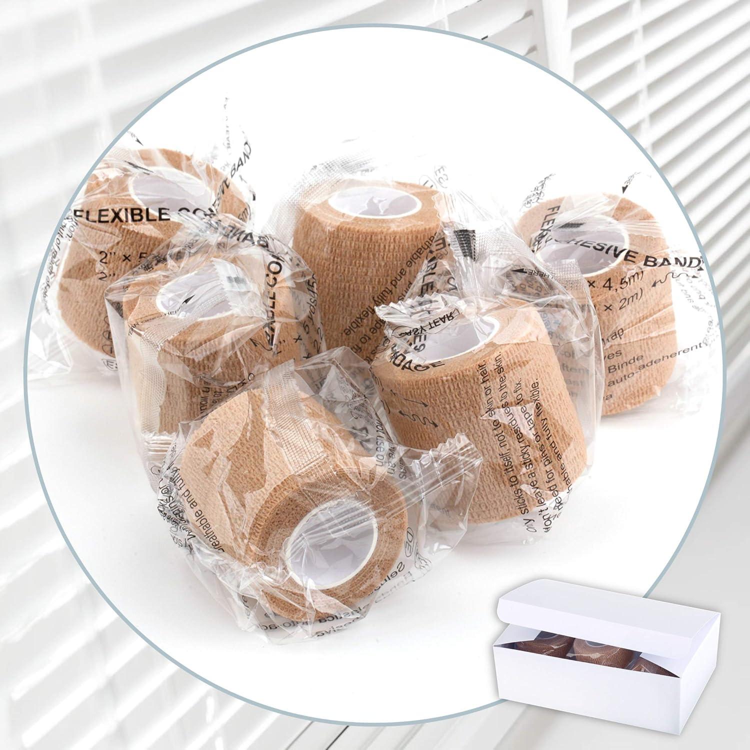 Venda Cohesiva Autoadhesiva YAXEON 5,08 cm x 4,57 m