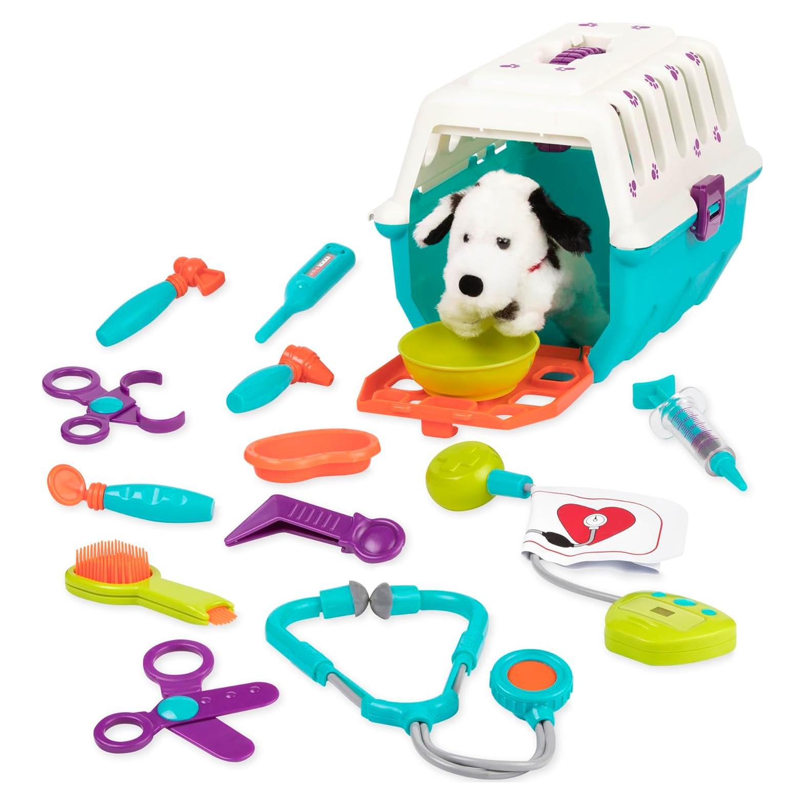 Juego de Veterinario Battat con Cachorro Dálmata - 15 Piezas