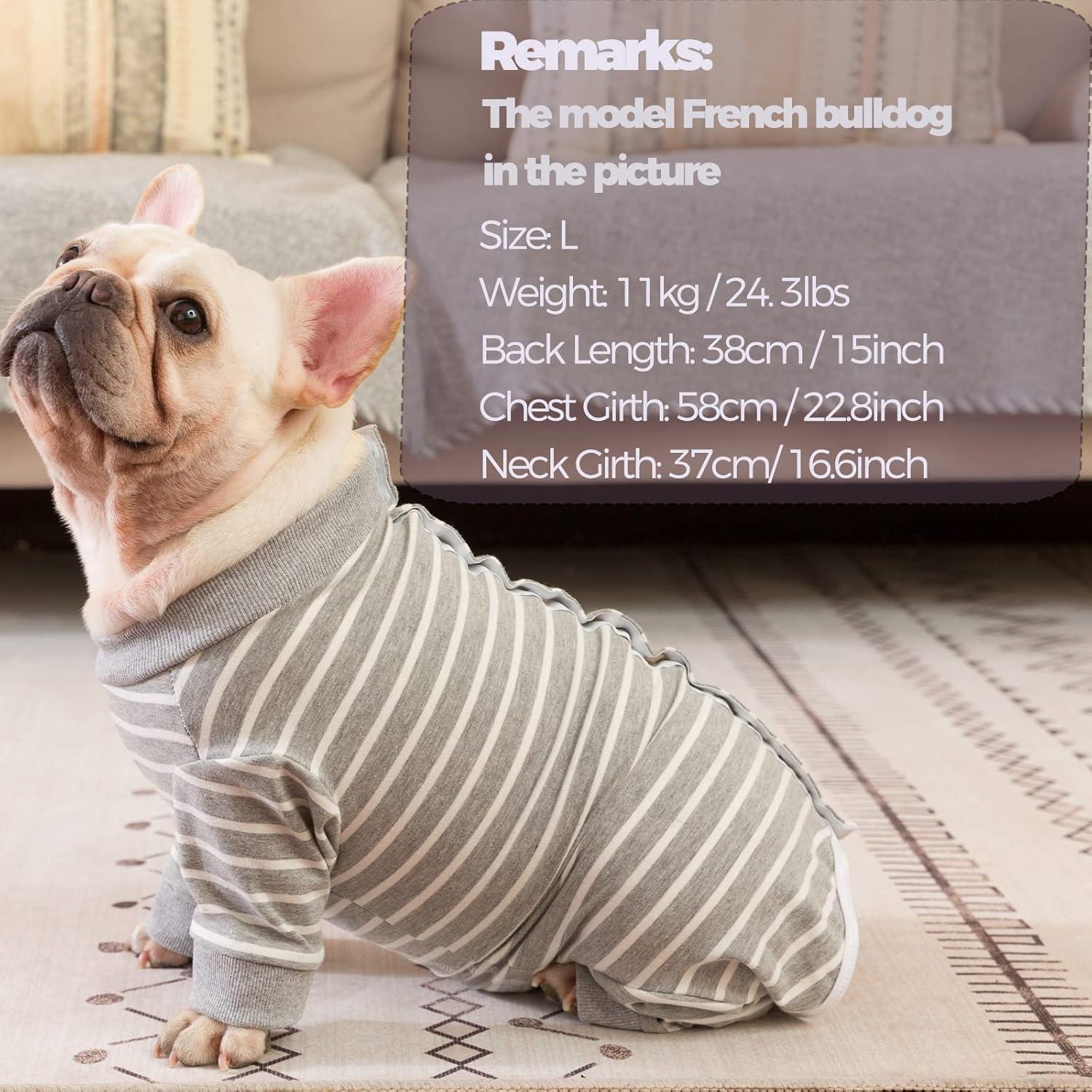 Traje Quirúrgico para Mascotas AOKAZI XXS Gris