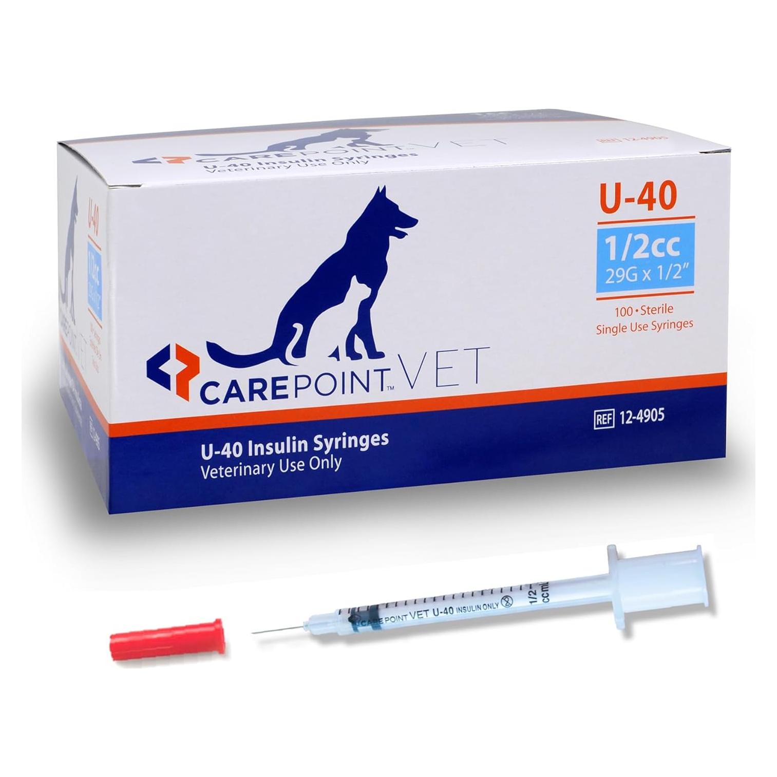 Jeringas de Insulina U-40 Allison Medical 29G 1/2cc Caja 100