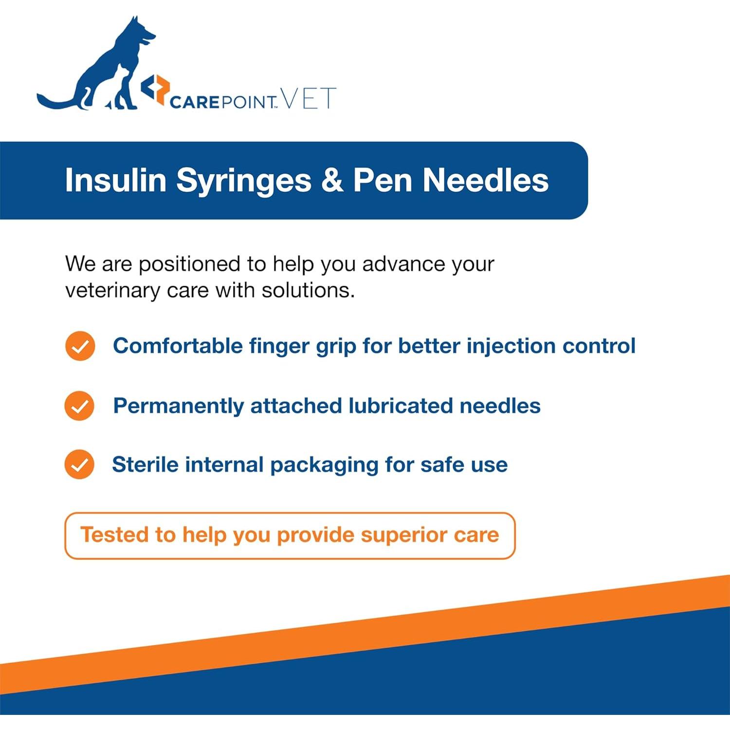 Jeringas de Insulina U-40 Allison Medical 29G 1/2cc Caja 100