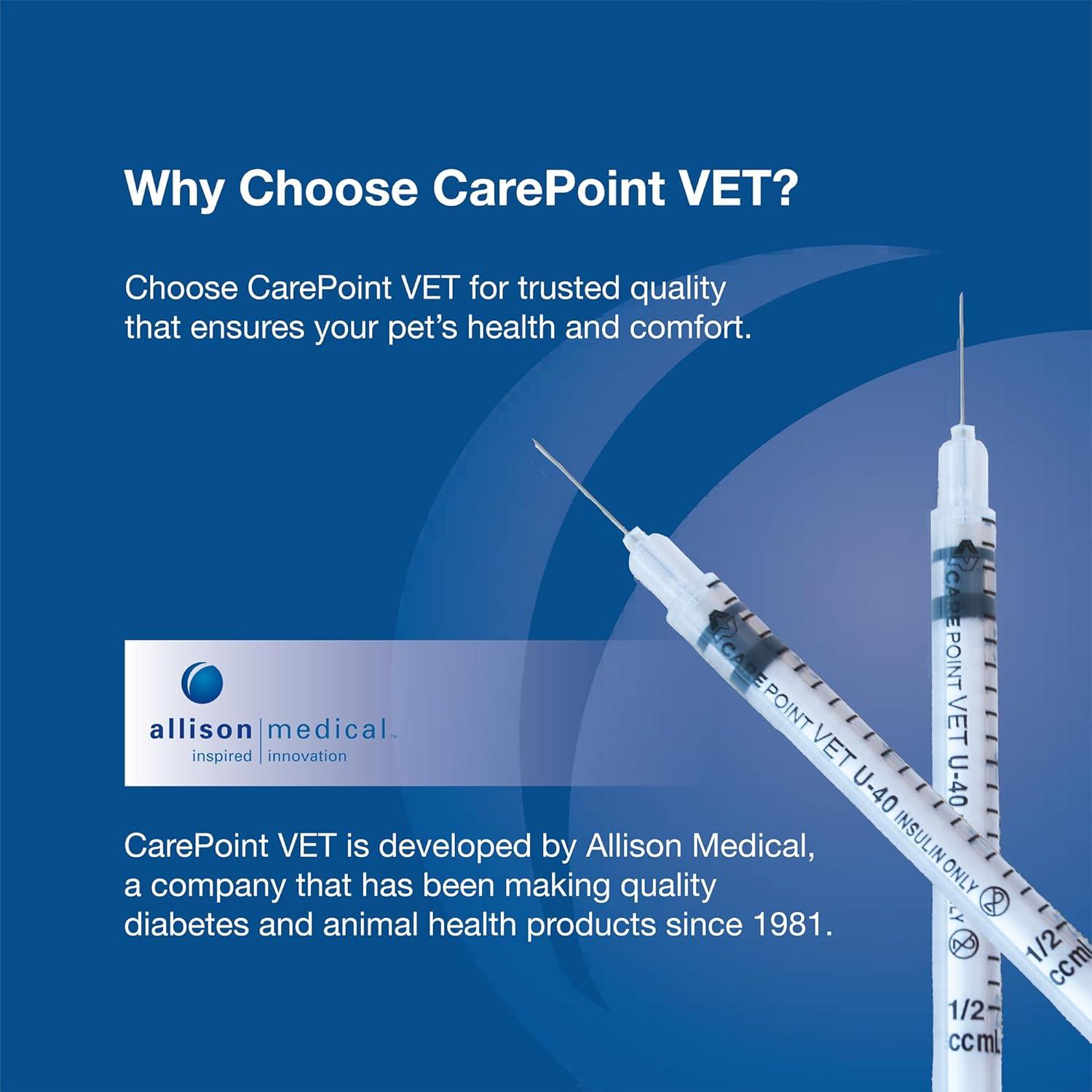 Jeringas de Insulina U-40 Allison Medical 29G 1/2cc Caja 100