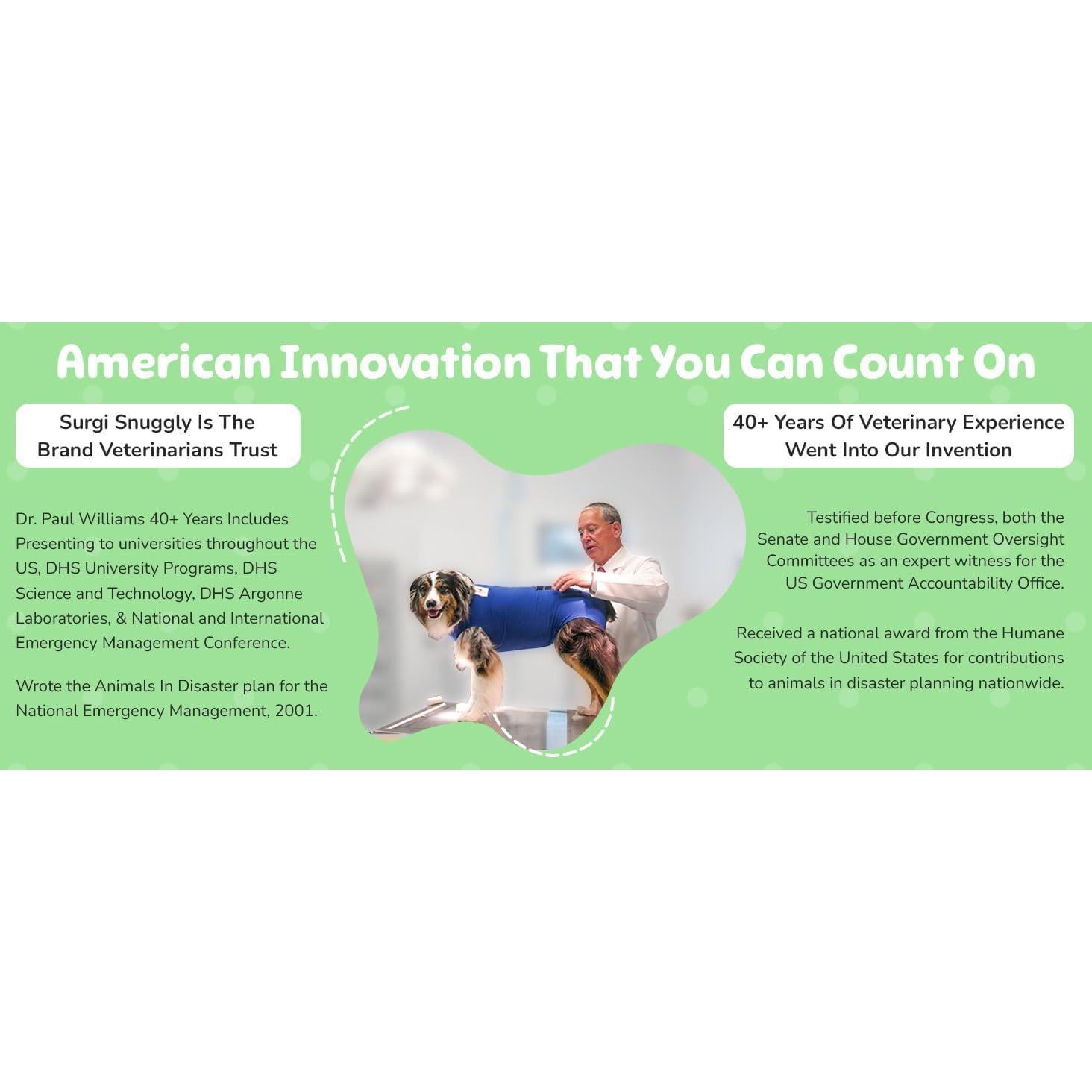 Traje de Recuperación Quirúrgica para Perros SurgiSnuggly ML