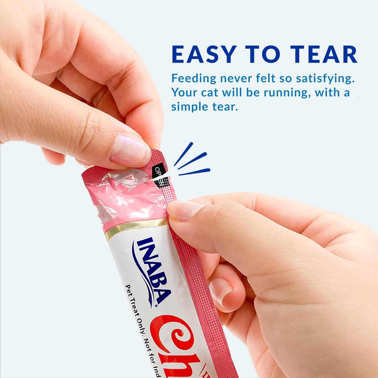 Golosinas para Gatos INABA Churu 20 Tubos 0.5 Onzas Mariscos