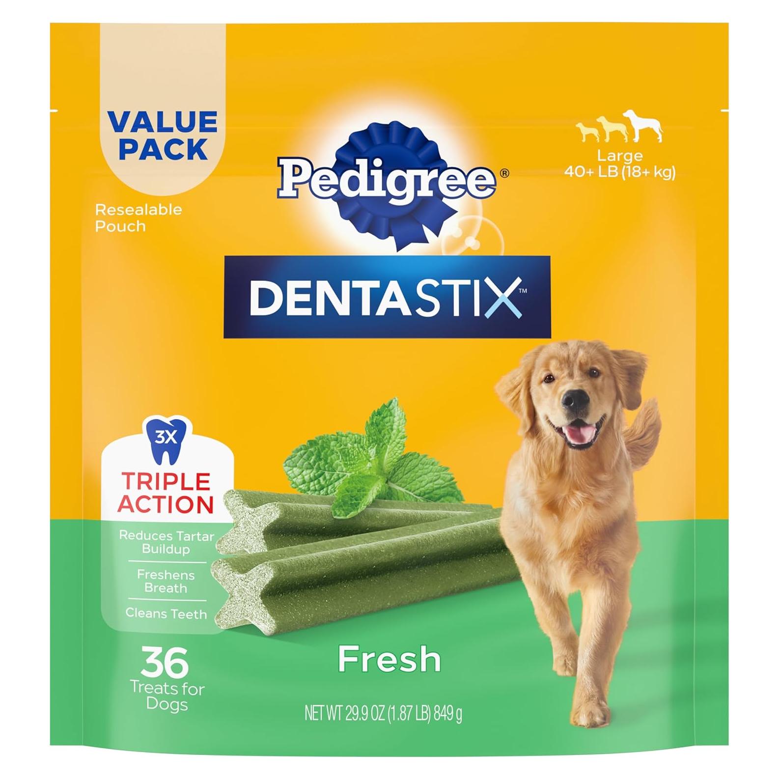 Golosinas Dentales Pedigree Dentastix para Perros Grandes 1.87 kg