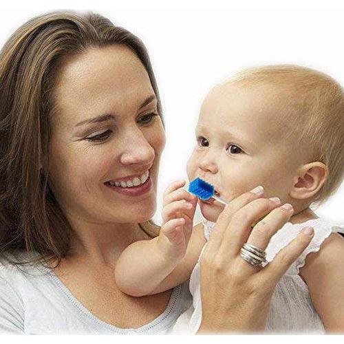 Hisopos Bucales Desechables MUNKCARE Azul 100 Unidades