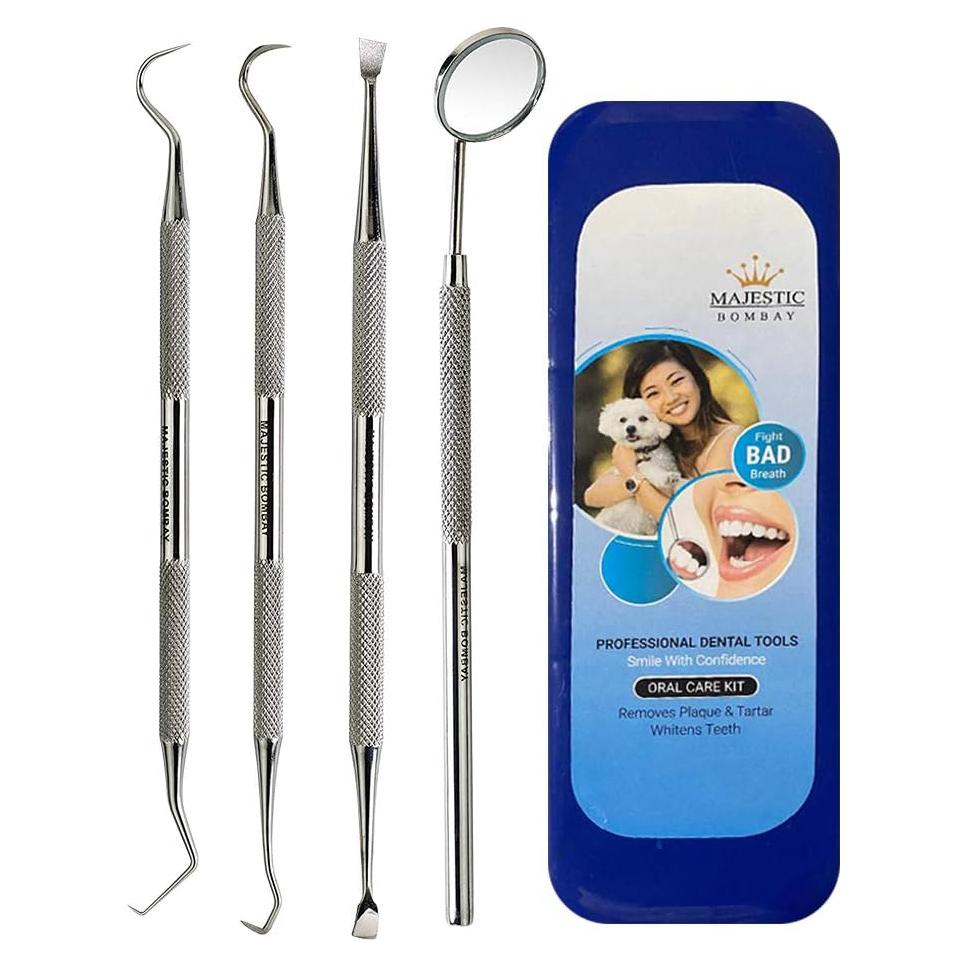 Kit de Higiene Dental Majestic Bombay - 4 Herramientas Esenciales