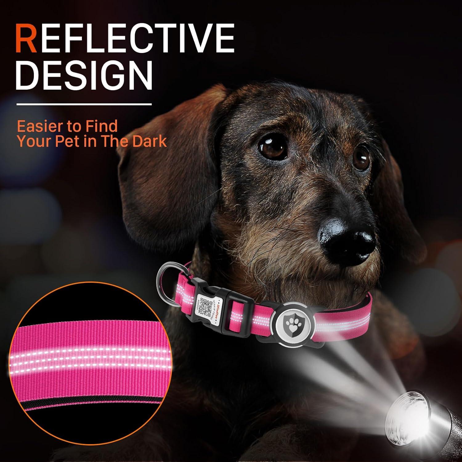 Collar Reflectante para Perros ILFINDYOU Rojo S 10-15"