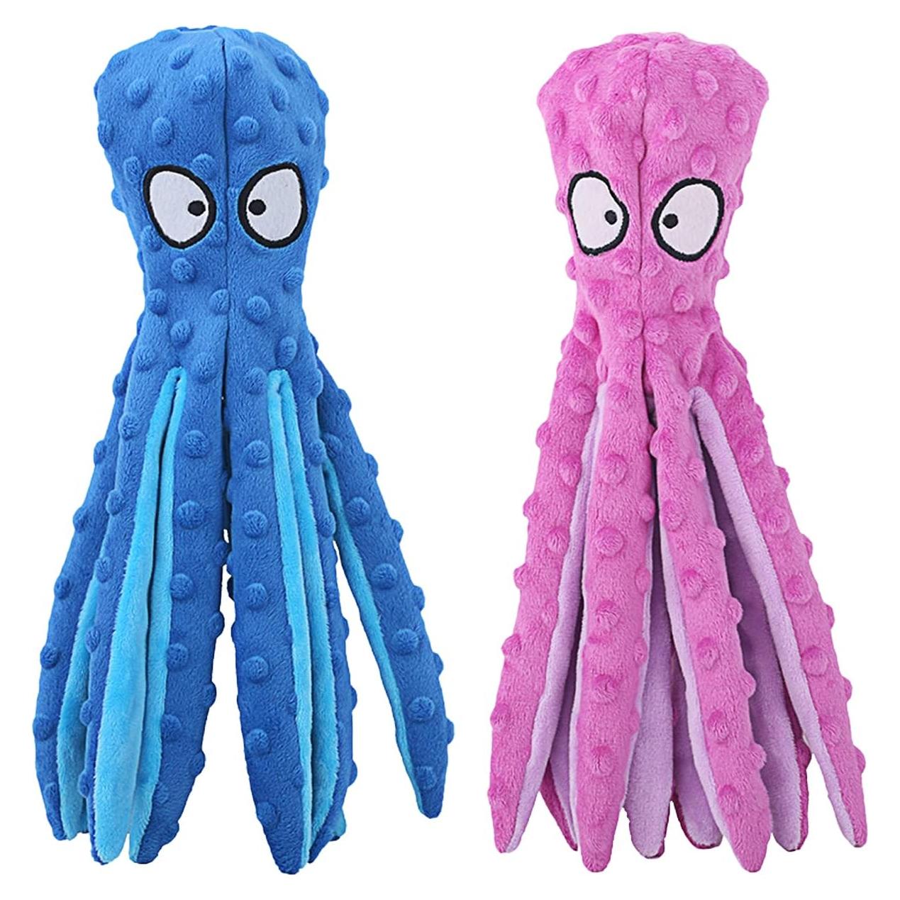 Juguetes para Perros HGB Pulpo Sin Relleno Paquete de 2