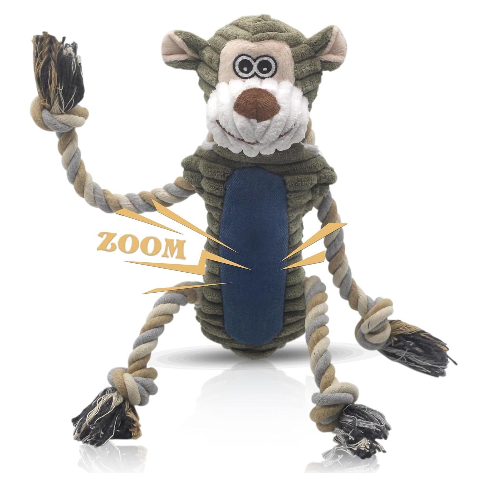 Juguete de Masticar para Perros BUYPOW Mono Squeaky 2,5cm