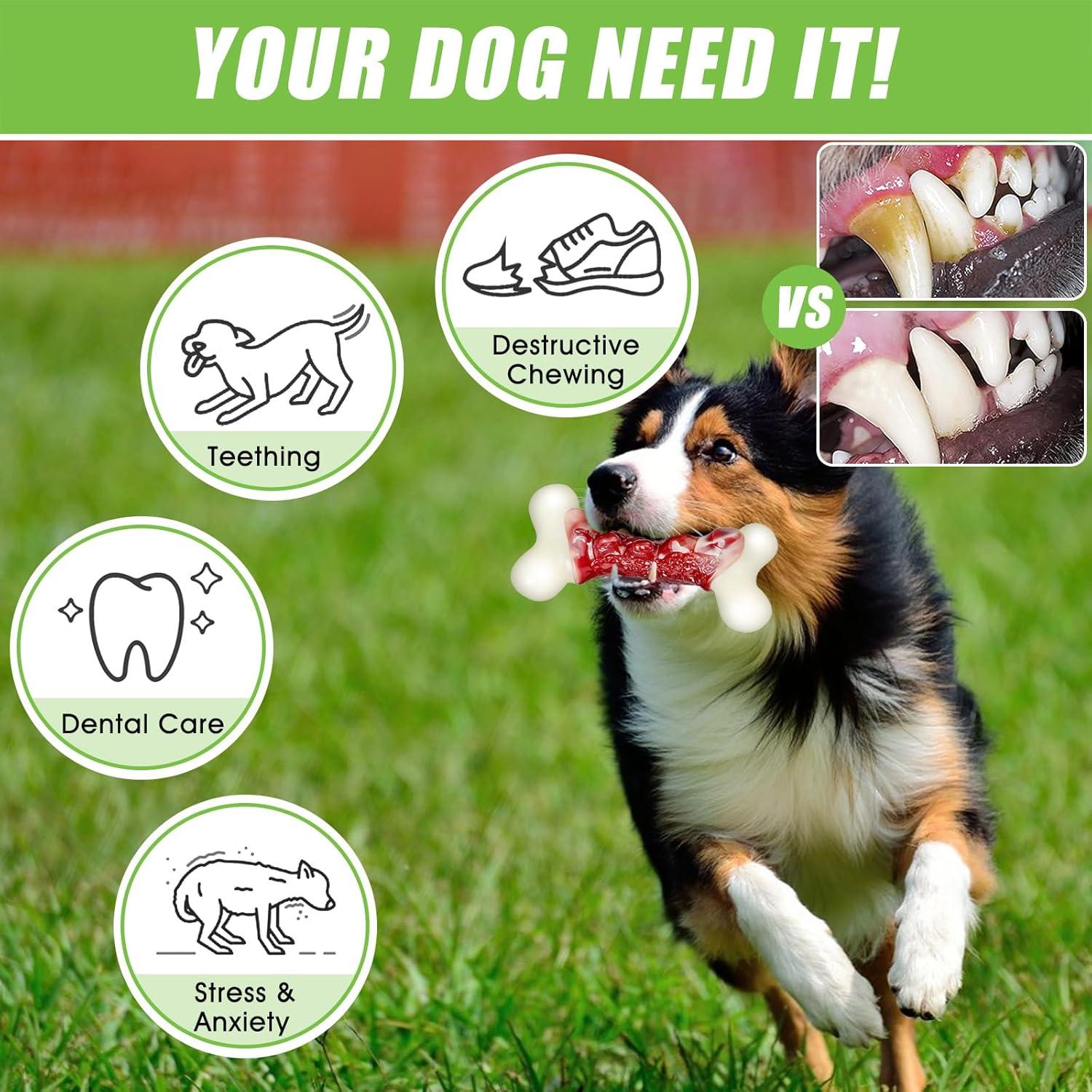 Hueso para Perros Grande DEBAK Indestructible 9.8x6.4cm