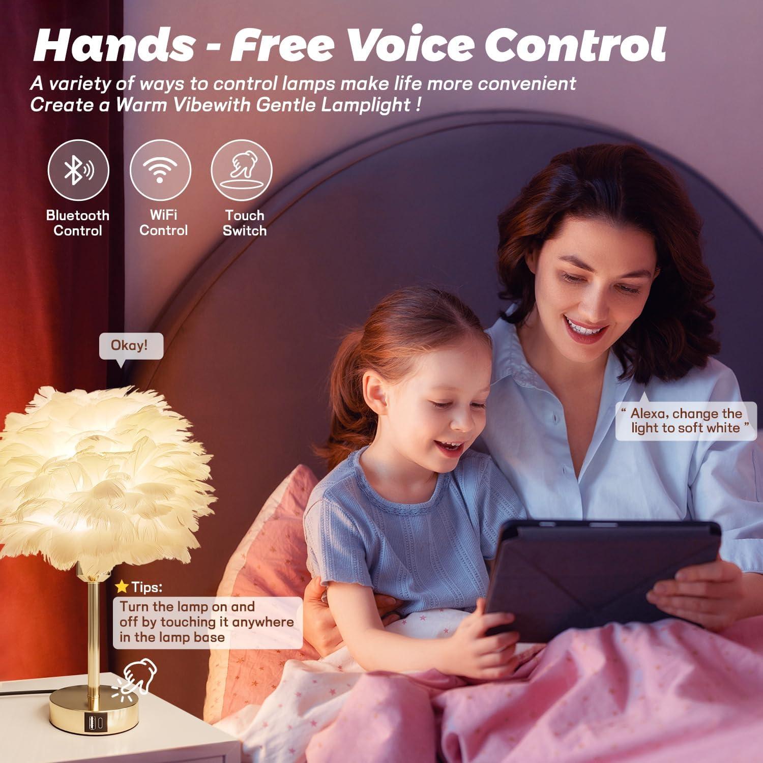 Lámpara de Mesa Inteligente Zengge 9W Control Táctil USB