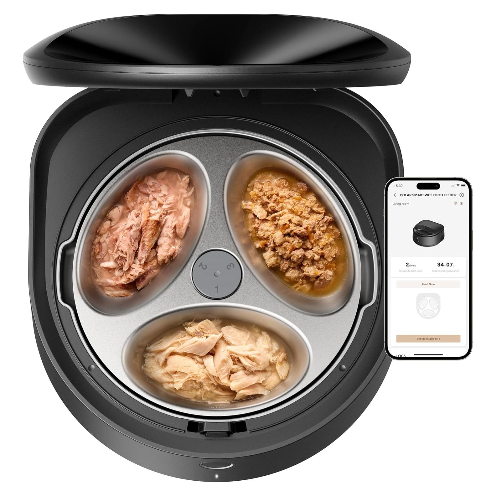 Alimentador Automático para Gatos PETLIBRO 3 Comidas Frescas