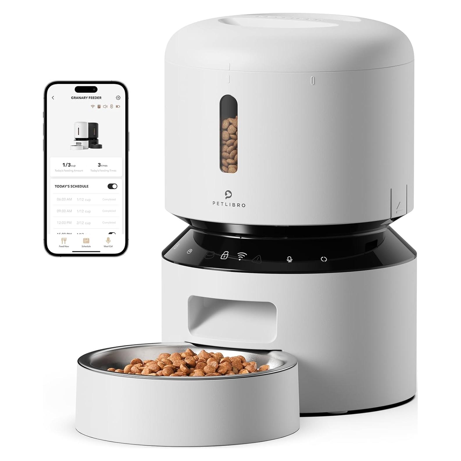 Comedero Automático PETLIBRO 3L WiFi para Gatos y Perros