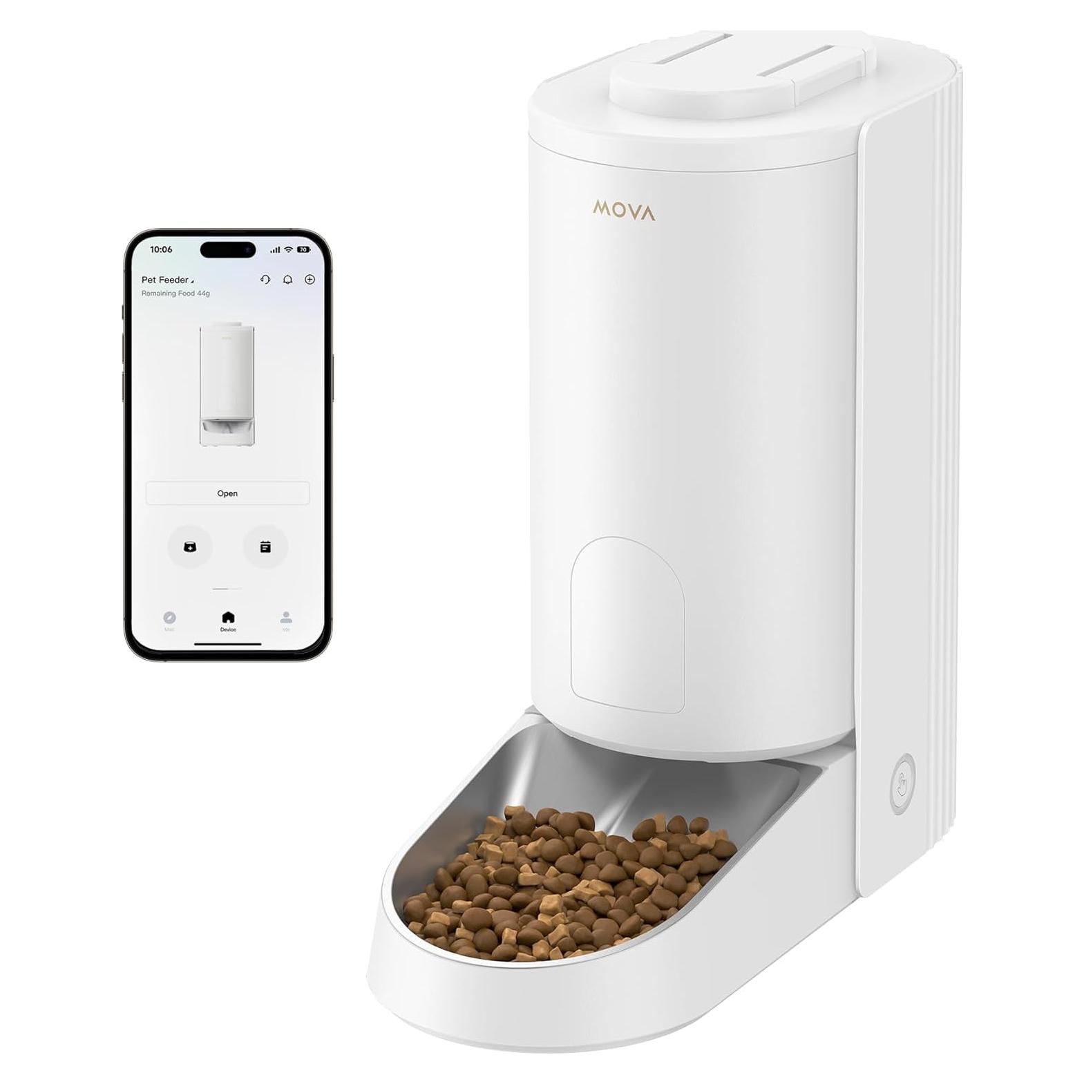 Alimentador Automático para Gatos MOVA PF10 Pro 3.4L APP