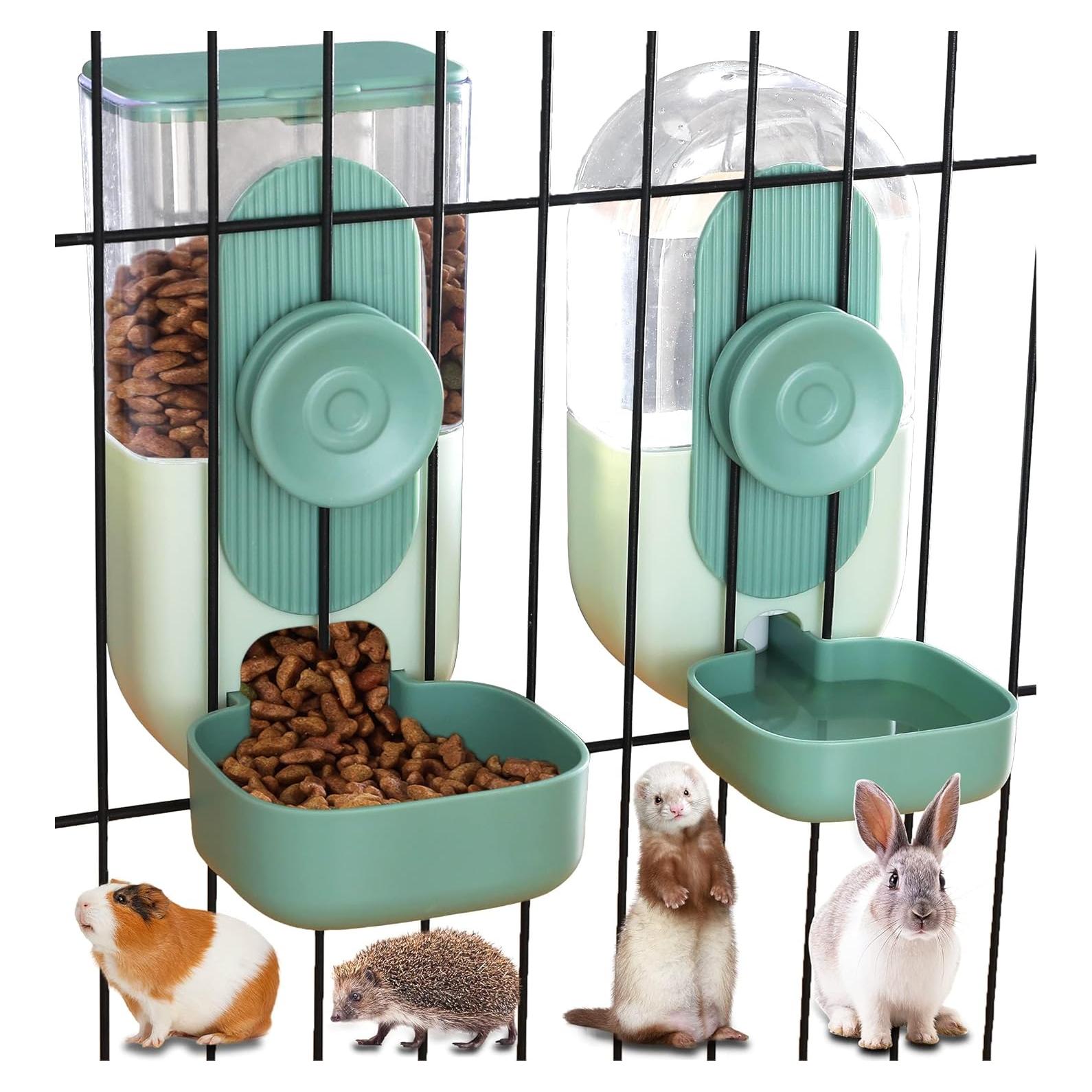 Dispensador Automático de Agua y Comida Kenond 1,04L Verde