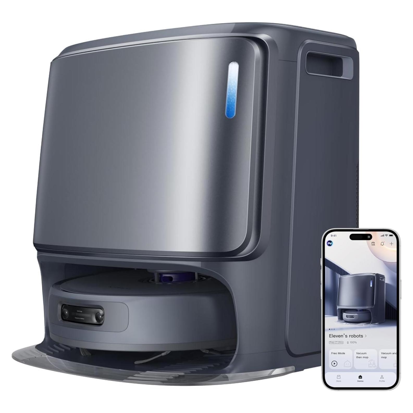 Robot Aspiradora y Mopa NARWAL Freo Z Ultra 12000Pa Gris