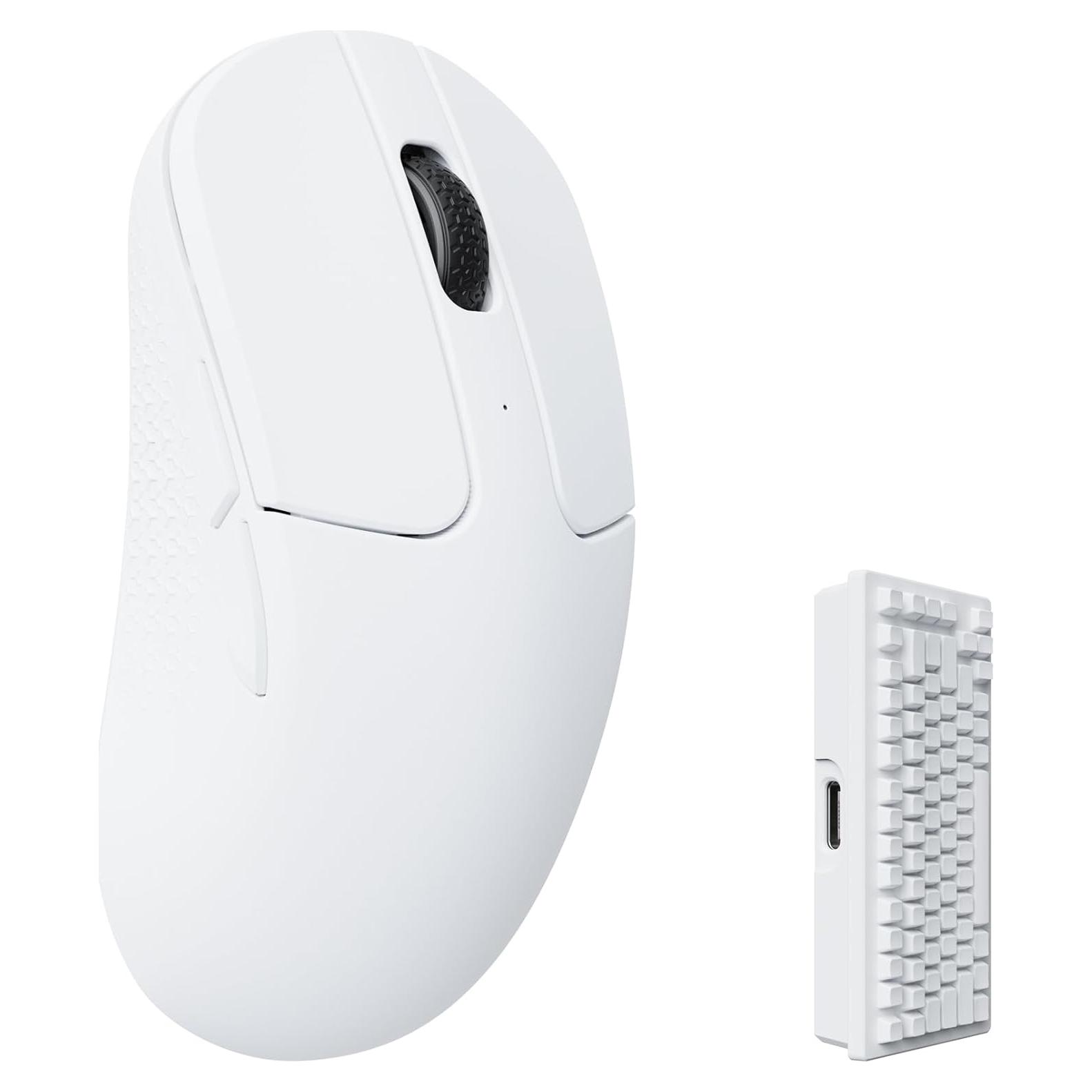 Ratón Óptico Inalámbrico Keychron M3 Mini 4K Blanco 55g