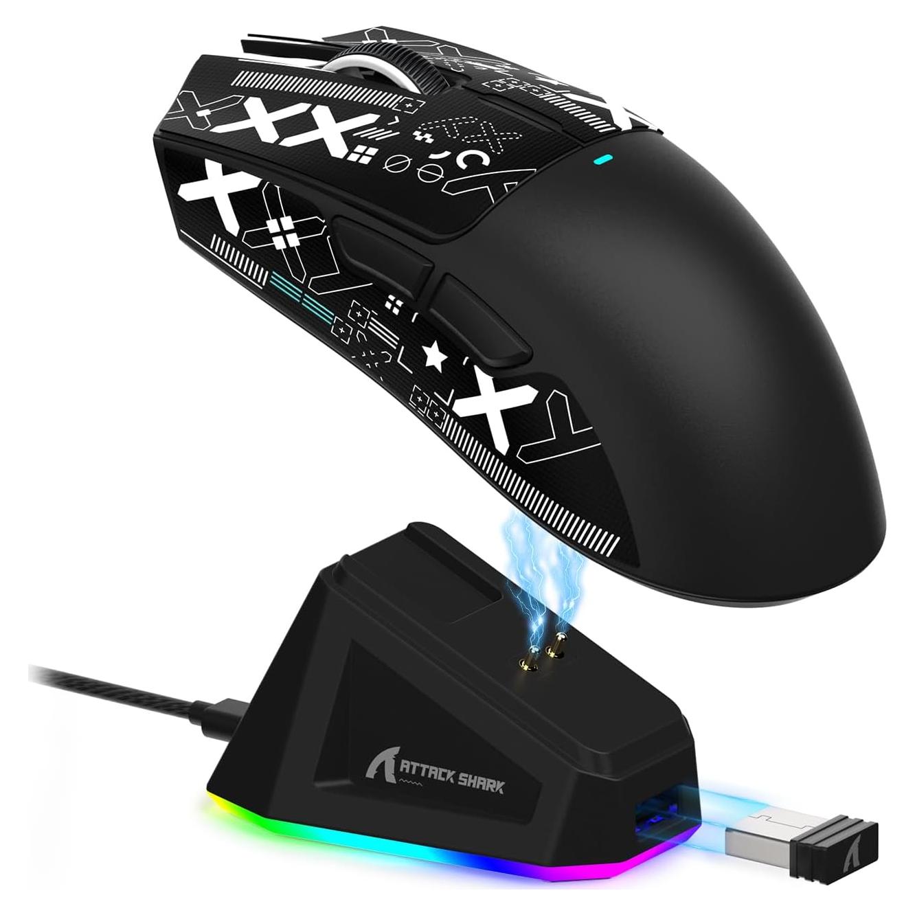 Ratón Gaming Inalámbrico ATTACK SHARK X11 22K DPI RGB