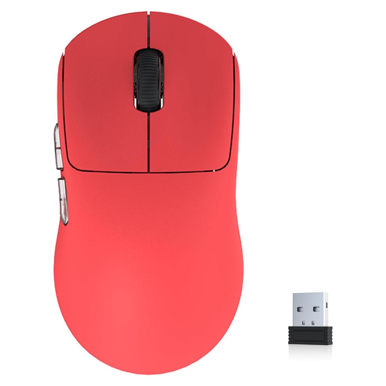 Ratón Gaming Inalámbrico Gana con Aztec Rojo 55g 26K DPI