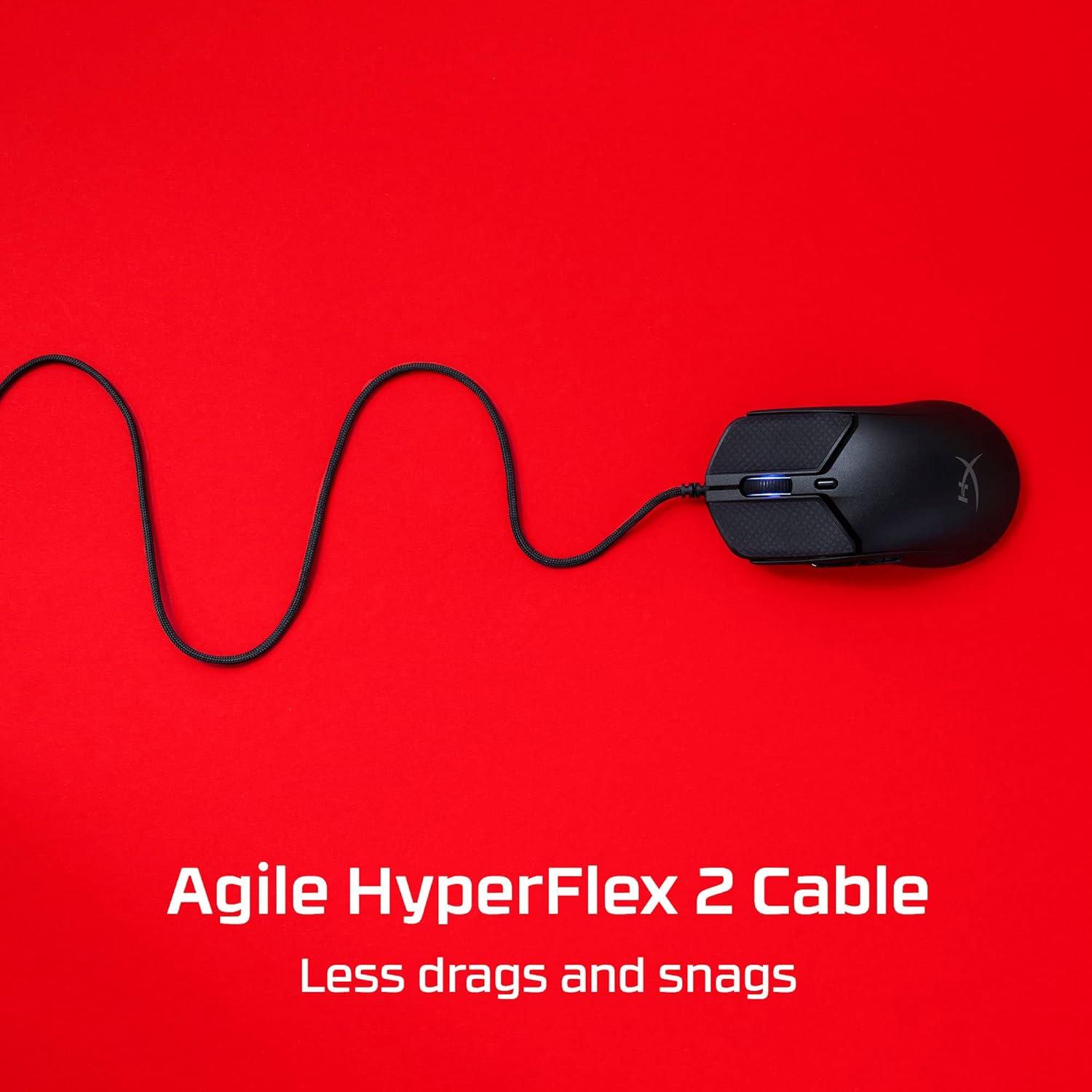 HyperX Pulsefire Haste 2 - Ratón Gaming Con Cable 53g