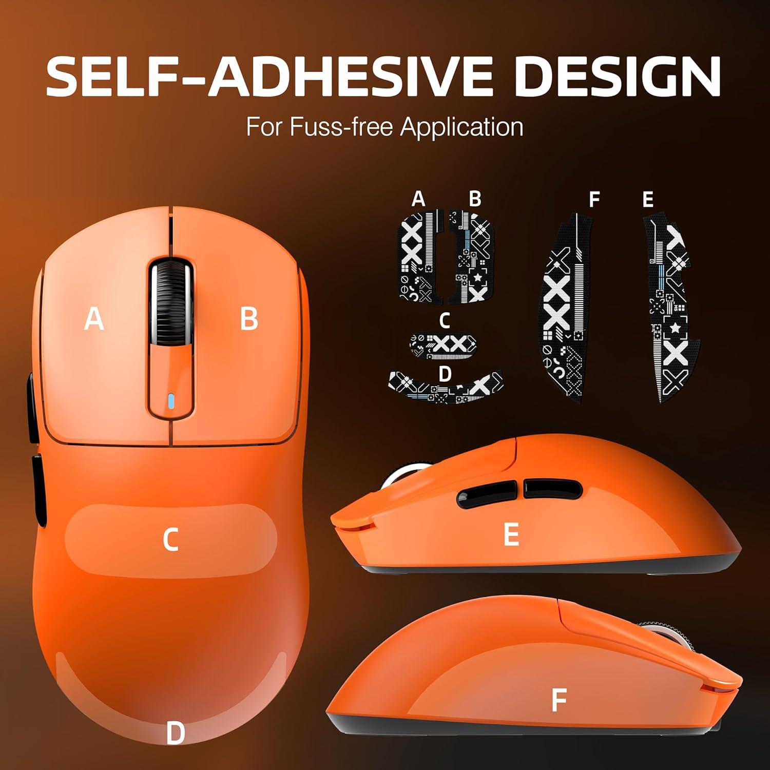 Ratón Gaming Inalámbrico ATTACK SHARK X3 26K DPI Naranja