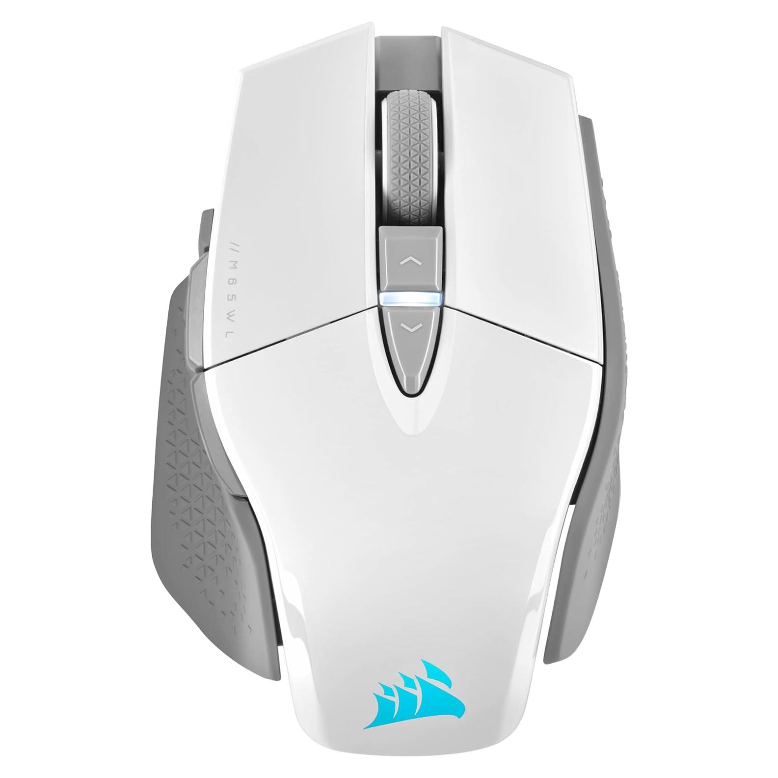 Corsair M65 RGB Ultra Wireless Ratón Gaming 26000 DPI Blanco