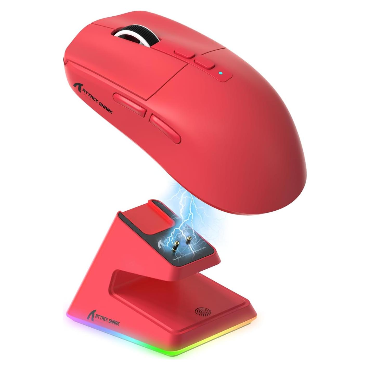 Ratón Gaming Inalámbrico MANBASNAKE X6 49g RGB 26000DPI