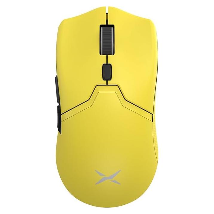 DeLUX M800PRO Ratón Gaming Inalámbrico 26000DPI Amarillo