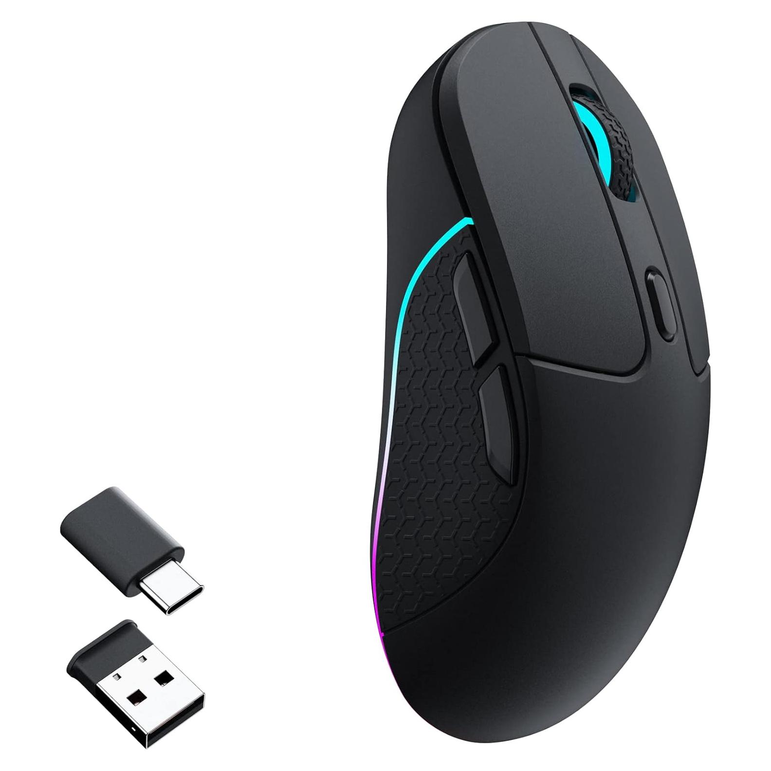 Mouse Inalámbrico Keychron M3, 26000 DPI, 2.4 GHz/Bluetooth