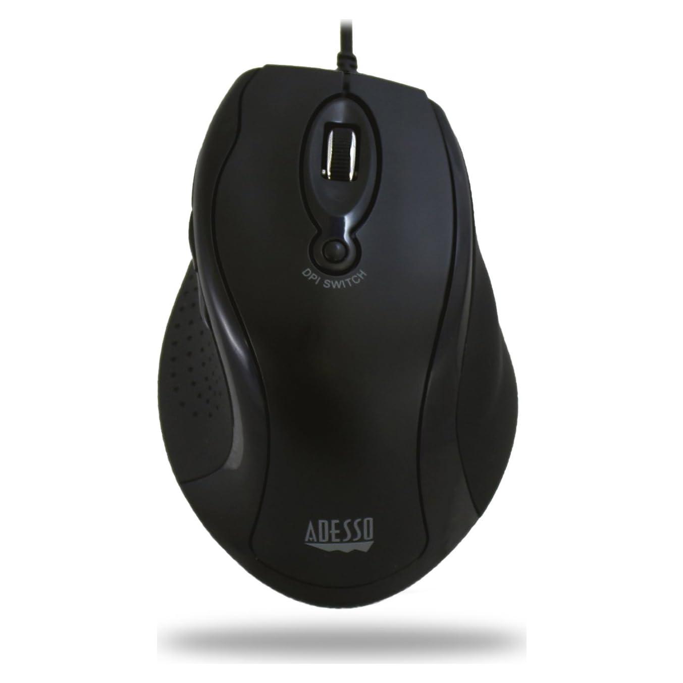 Ratón óptico ergonómico Adesso iMouse G2 USB DPI ajustable