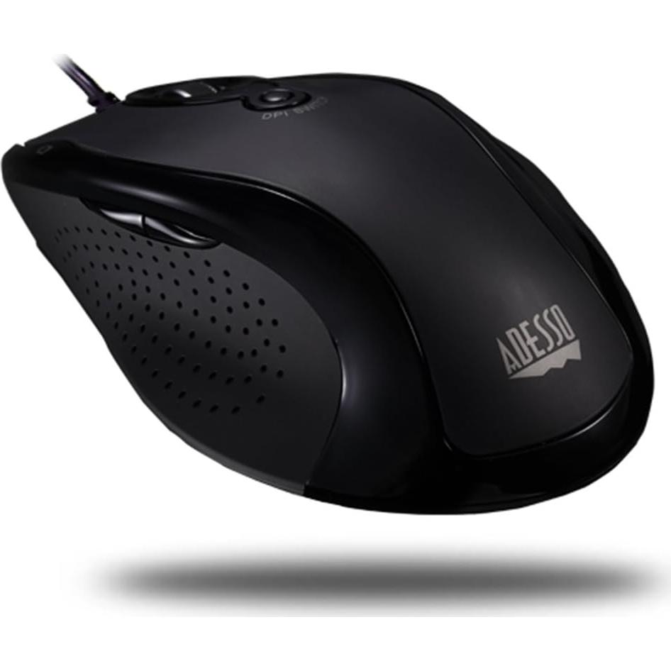 Ratón óptico ergonómico Adesso iMouse G2 USB DPI ajustable