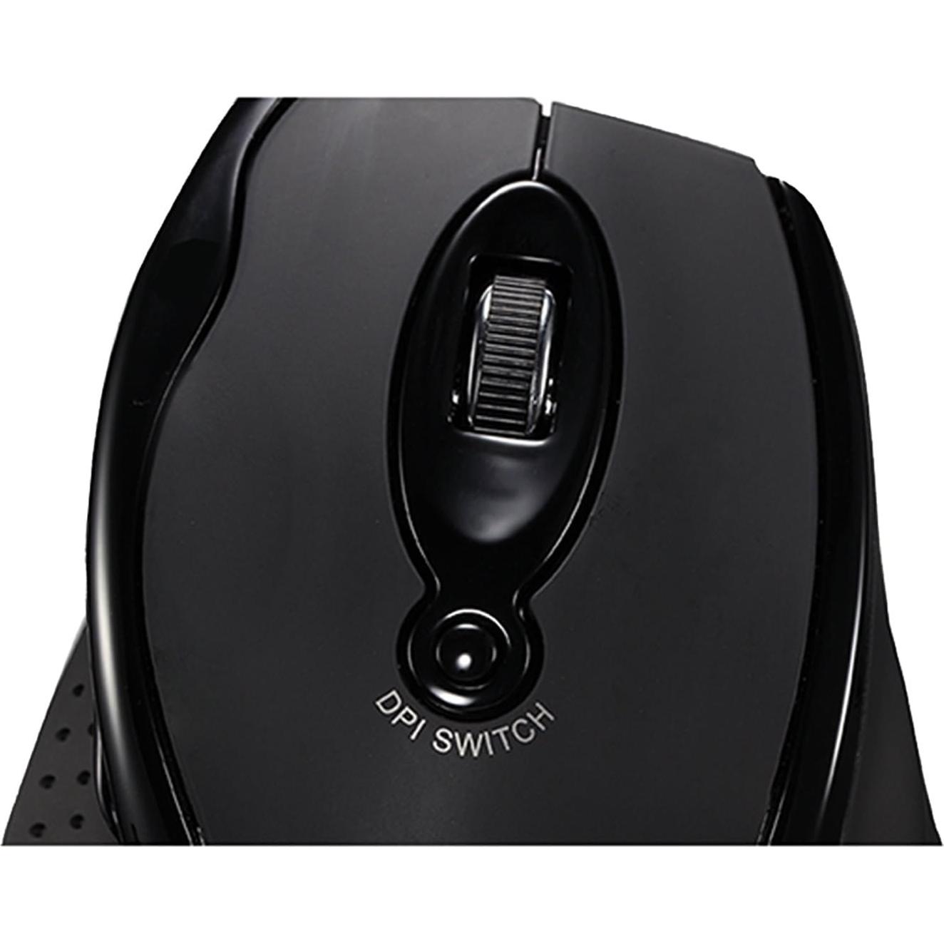 Ratón óptico ergonómico Adesso iMouse G2 USB DPI ajustable