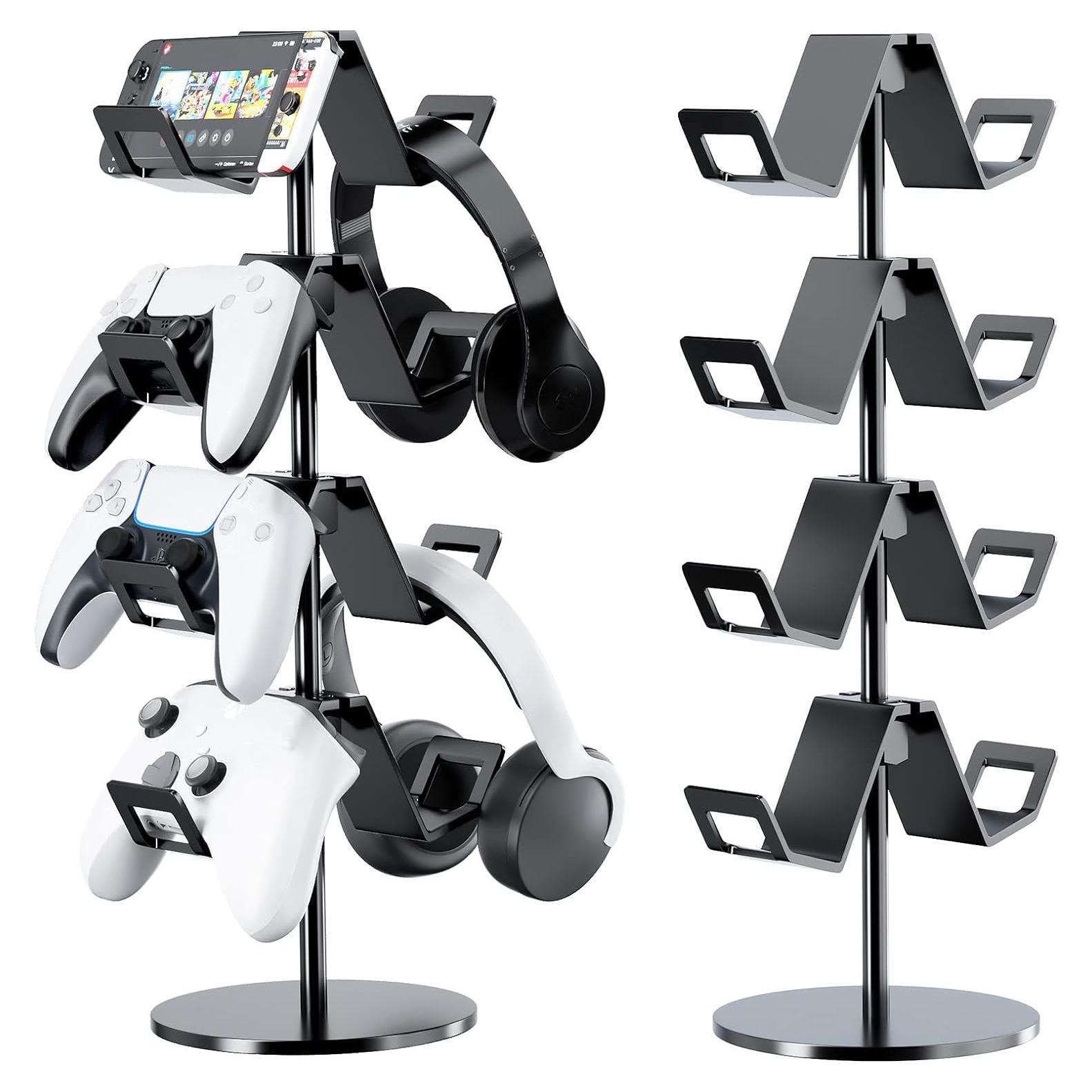 Soporte Ajustable para Controladores y Auriculares XST01 - Negro