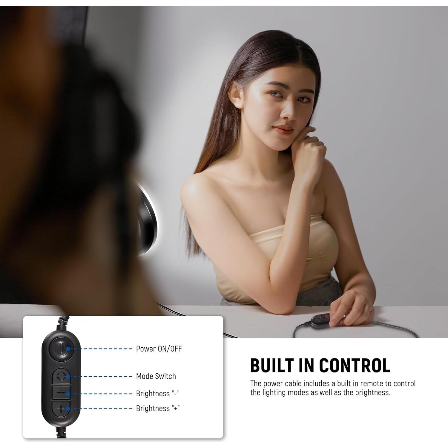 Luz de Anillo LED NEEWER BR60 para Videoconferencias 10W