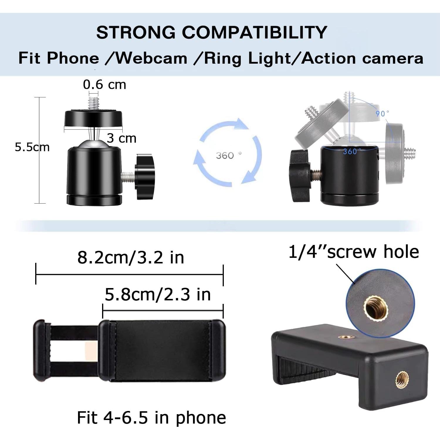 Soporte de trípode para cámara TH-YIYANT, brazo articulado