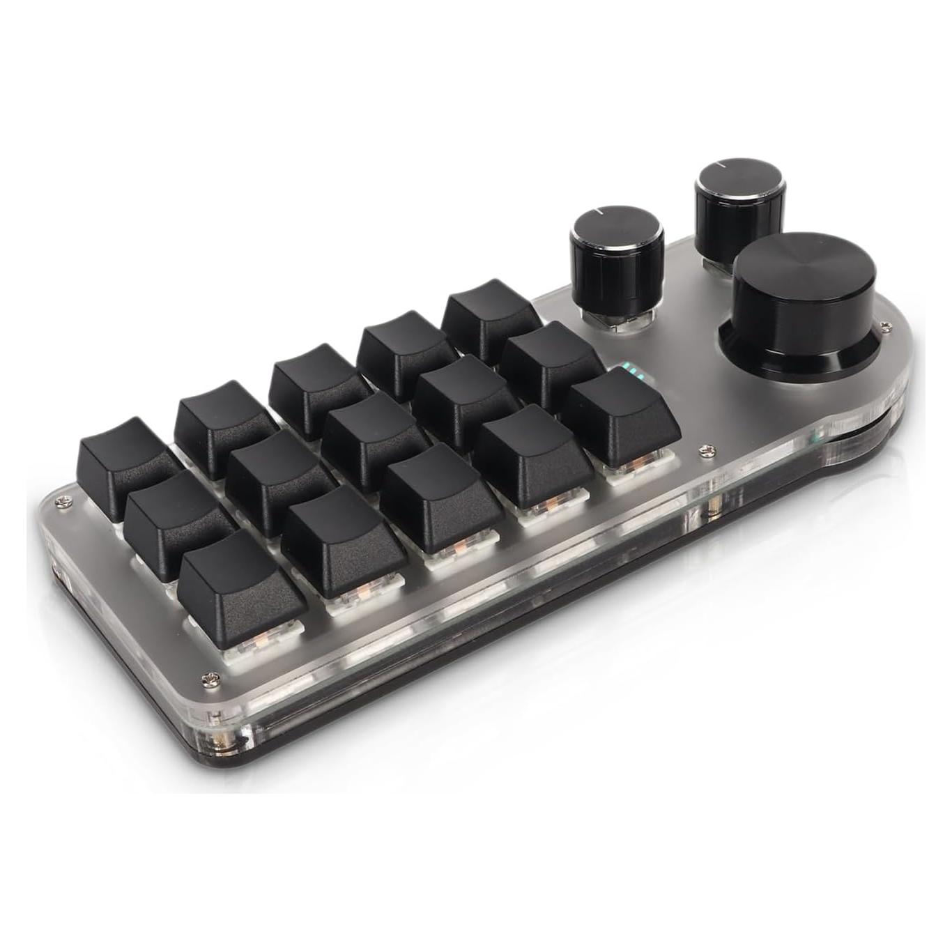 Teclado Mecánico Programable Sanpyl 15 Teclas 3 Perillas