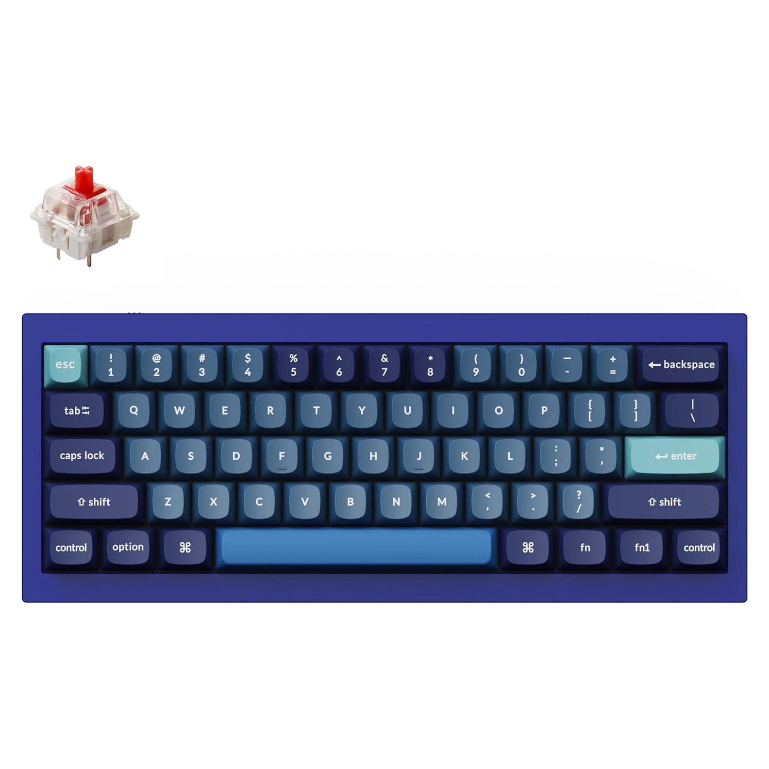 Teclado Mecánico Keychron Q4 60% USB-C Gateron Rojo