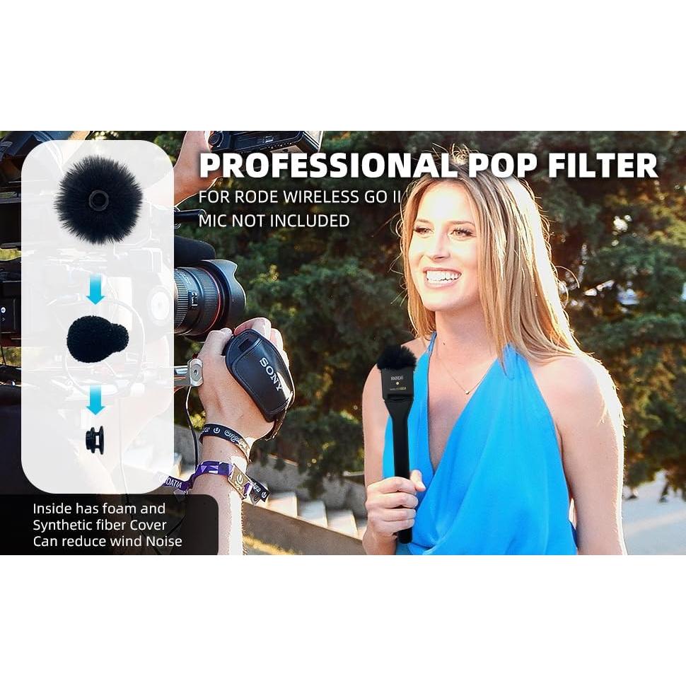 Filtro de viento Rode Windshield Pop para Wireless Go II