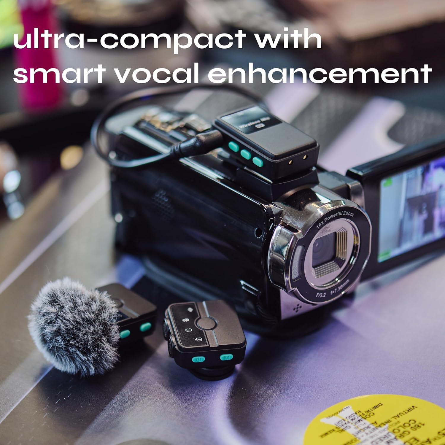 Micrófono mini inalámbrico CreatorMic para iPhone/Android